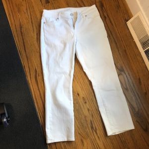 Loft curvy kick crop pants